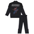 Boys Black Logo Marvel Tracksuit, 1, hi-res