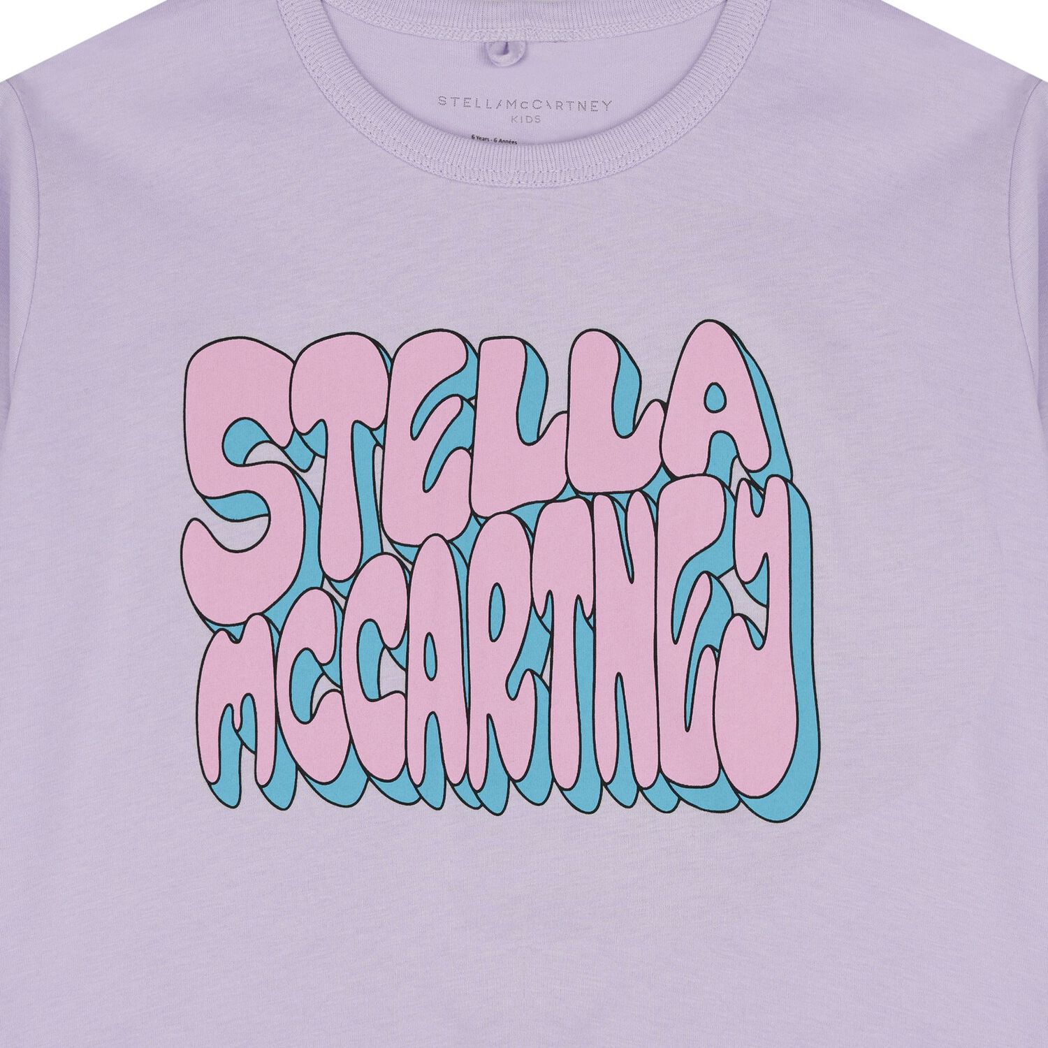 توب بنات بأكمام بالشعار باللون الليلاك, 1, hi-res image number null