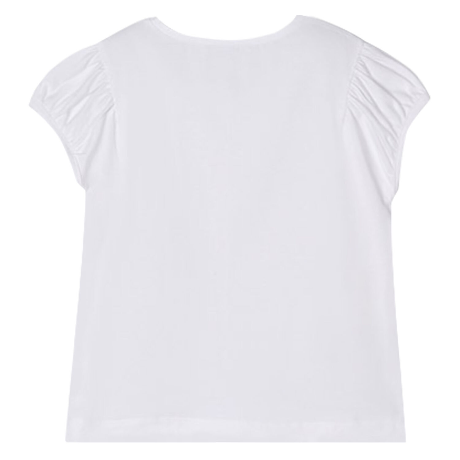 Girls White Graphic T-Shirt, 3, hi-res