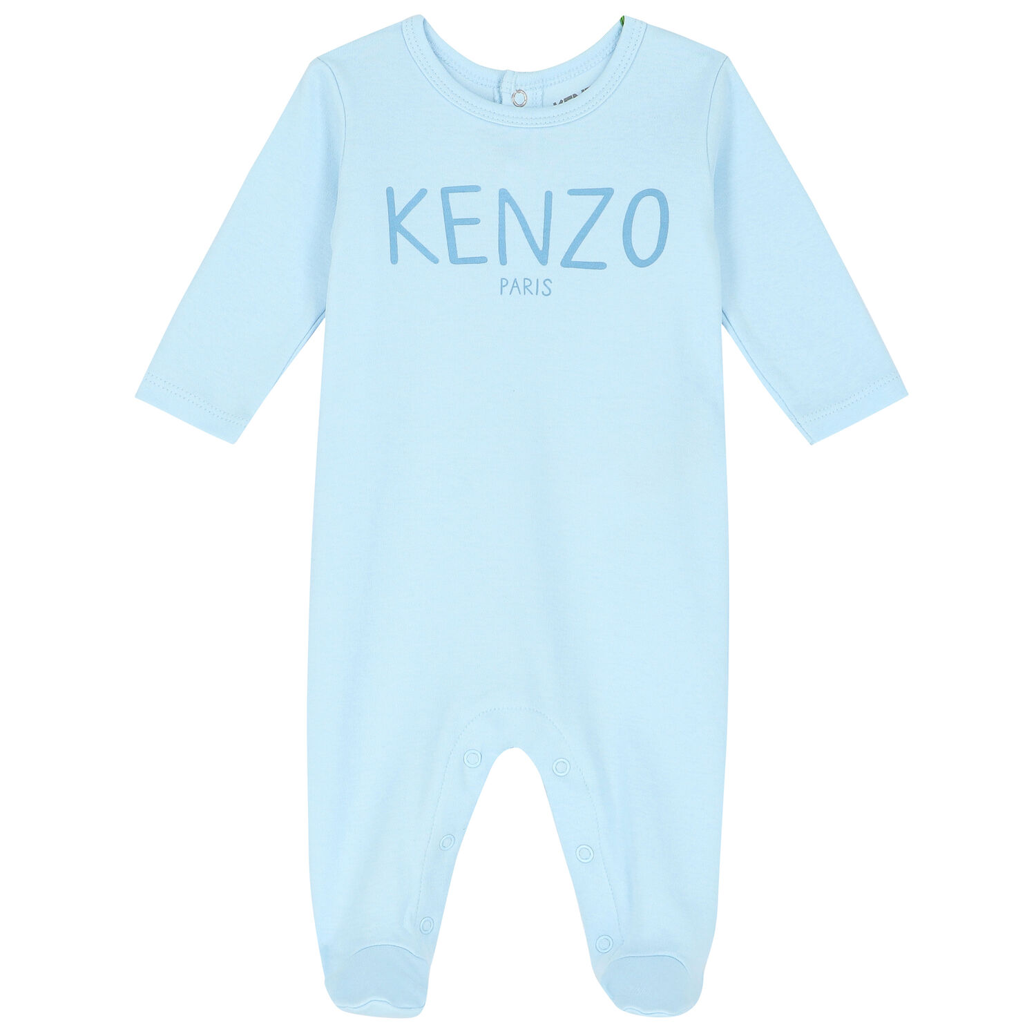 Baby Boys Blue Logo Babygrow Set, 1, hi-res