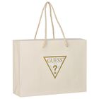 Baby Girls Ivory & Beige Cotton Bodysuit & Pants Gift Set, 1, hi-res