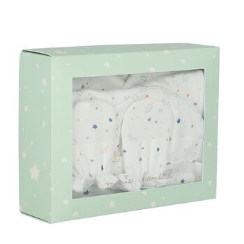 Baby Girls White Star & Crown 5 Piece Gift Set