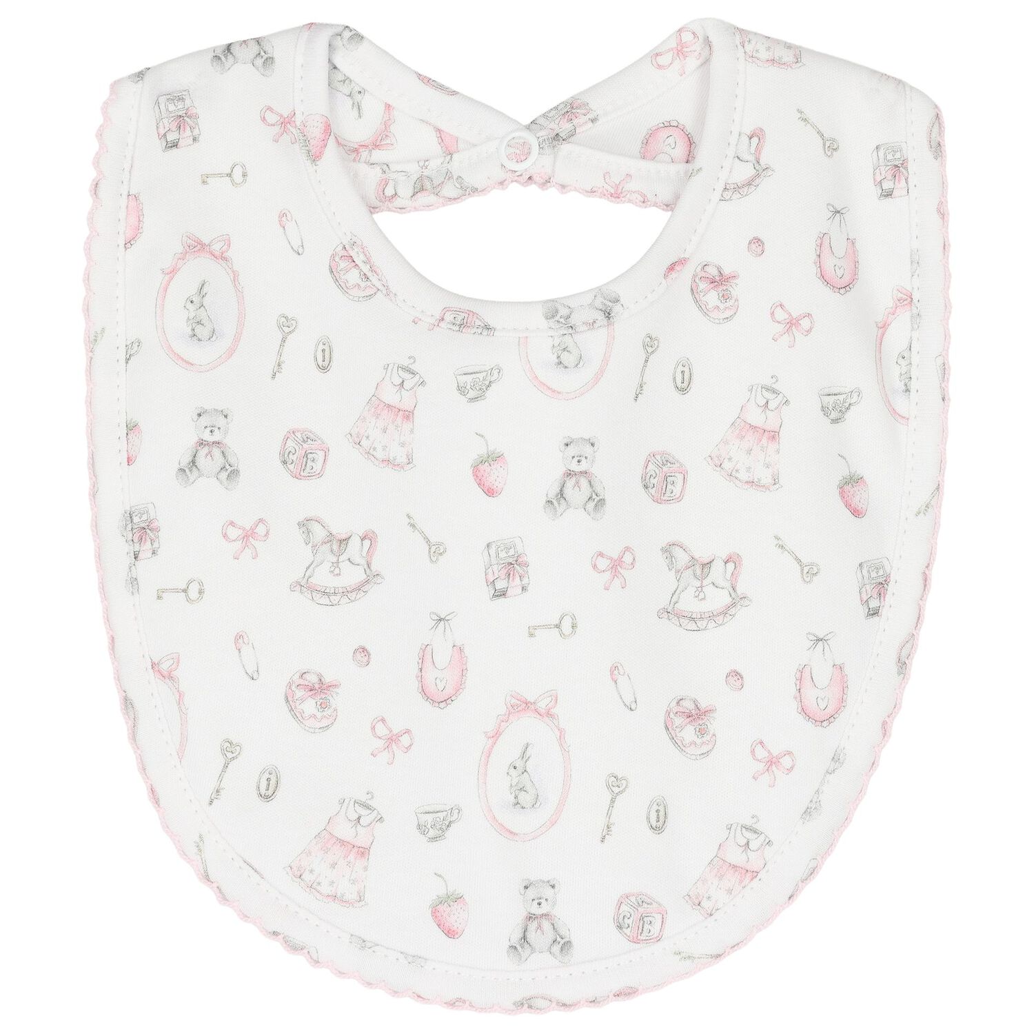 Baby Girls White Babygrow Gift Set (3 Piece), 1, hi-res image number null