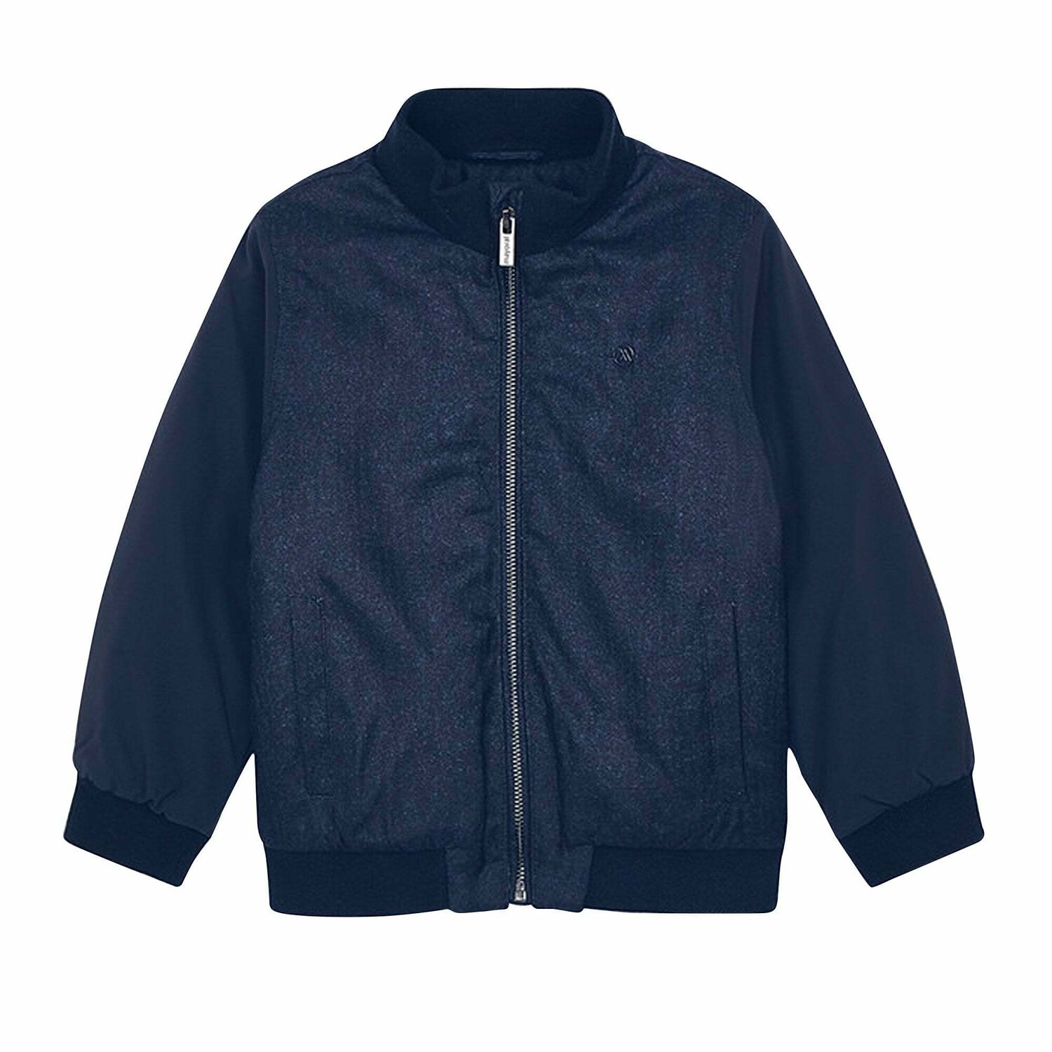 Boys Navy Blue Bomber Jacket, 1, hi-res image number null
