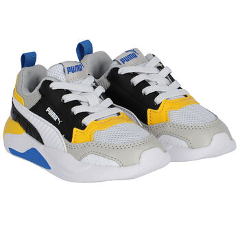 White & Grey X-Ray 2 Square AC Trainers