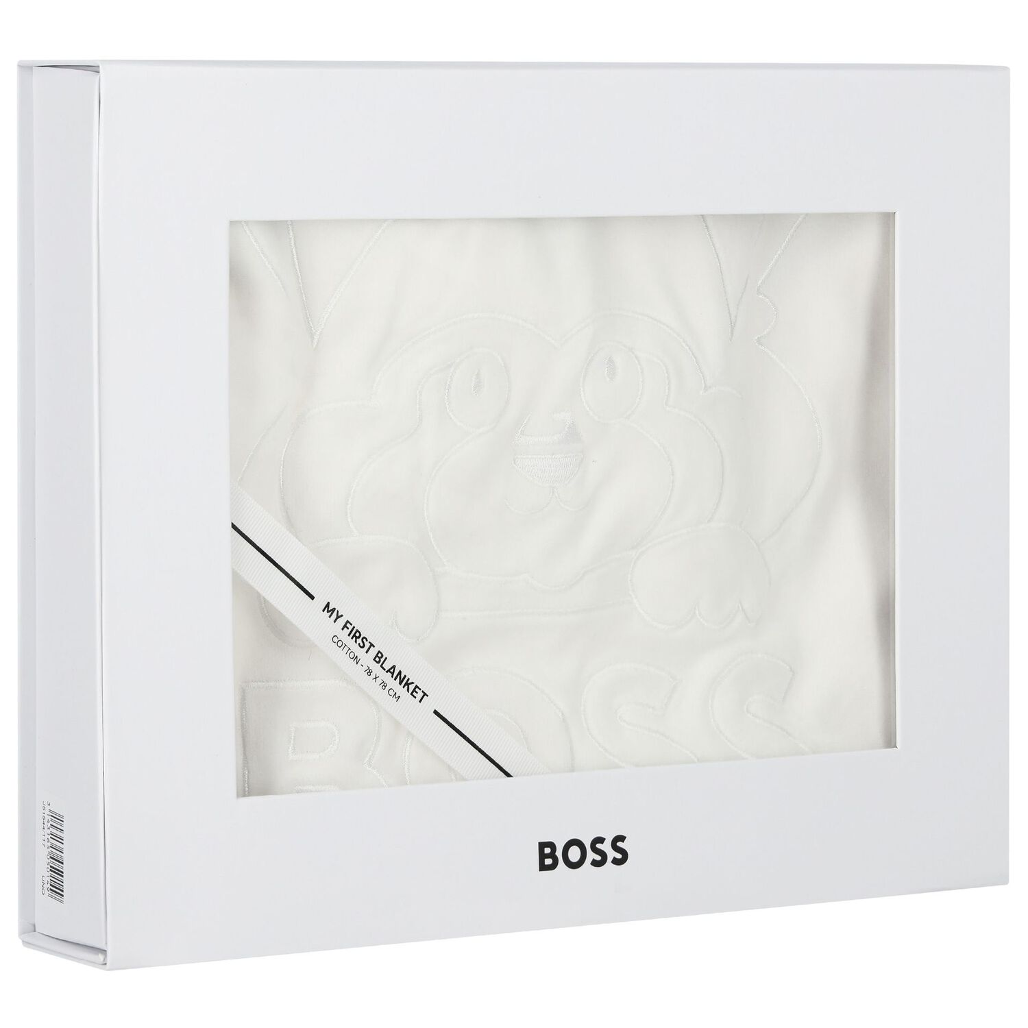 بطانية بالشعار باللون العاجي, 1, hi-res