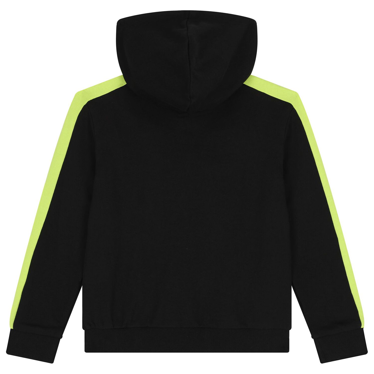 Boys Black Logo Zip Up Top, 1, hi-res