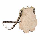 حقيبة يد بالشعار باللون البيج, 1, hi-res