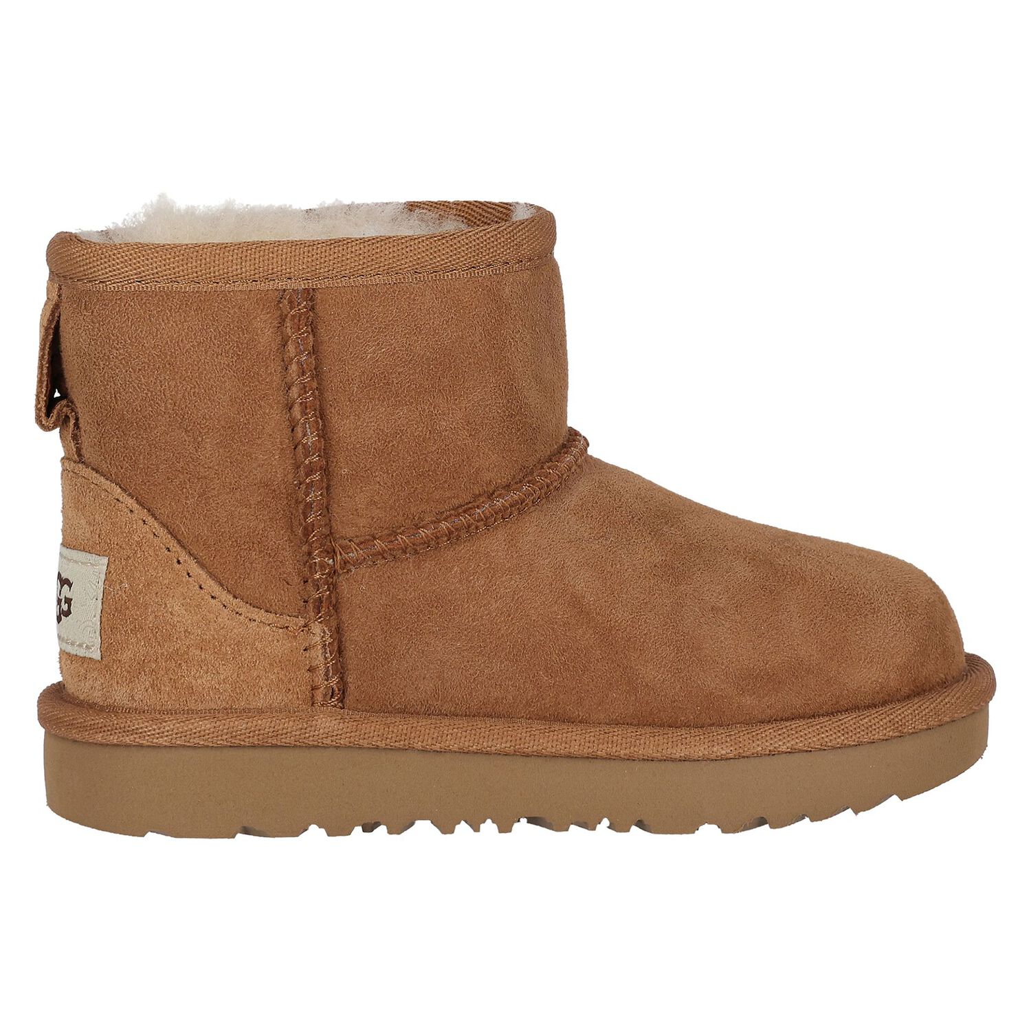 Younger Chestnut Brown Classic Mini II Suede Boots, 2, hi-res