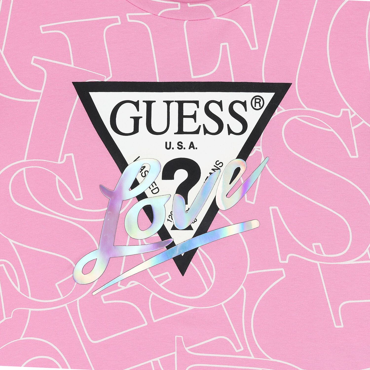 Girls Pink Logo T-Shirt, 2, hi-res