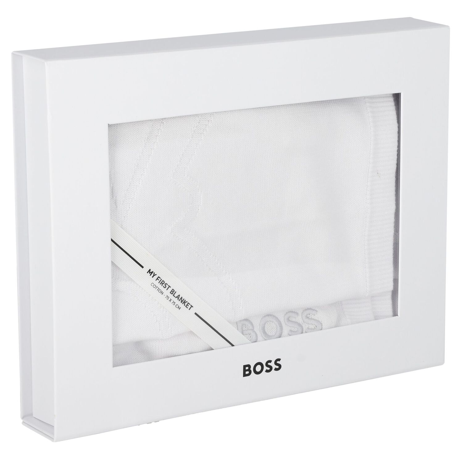 بطانية أطفال بالشعار باللون أبيض, 1, hi-res