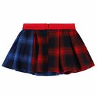 Baby Girls Blue & Red Tartan Skirt, 1, hi-res