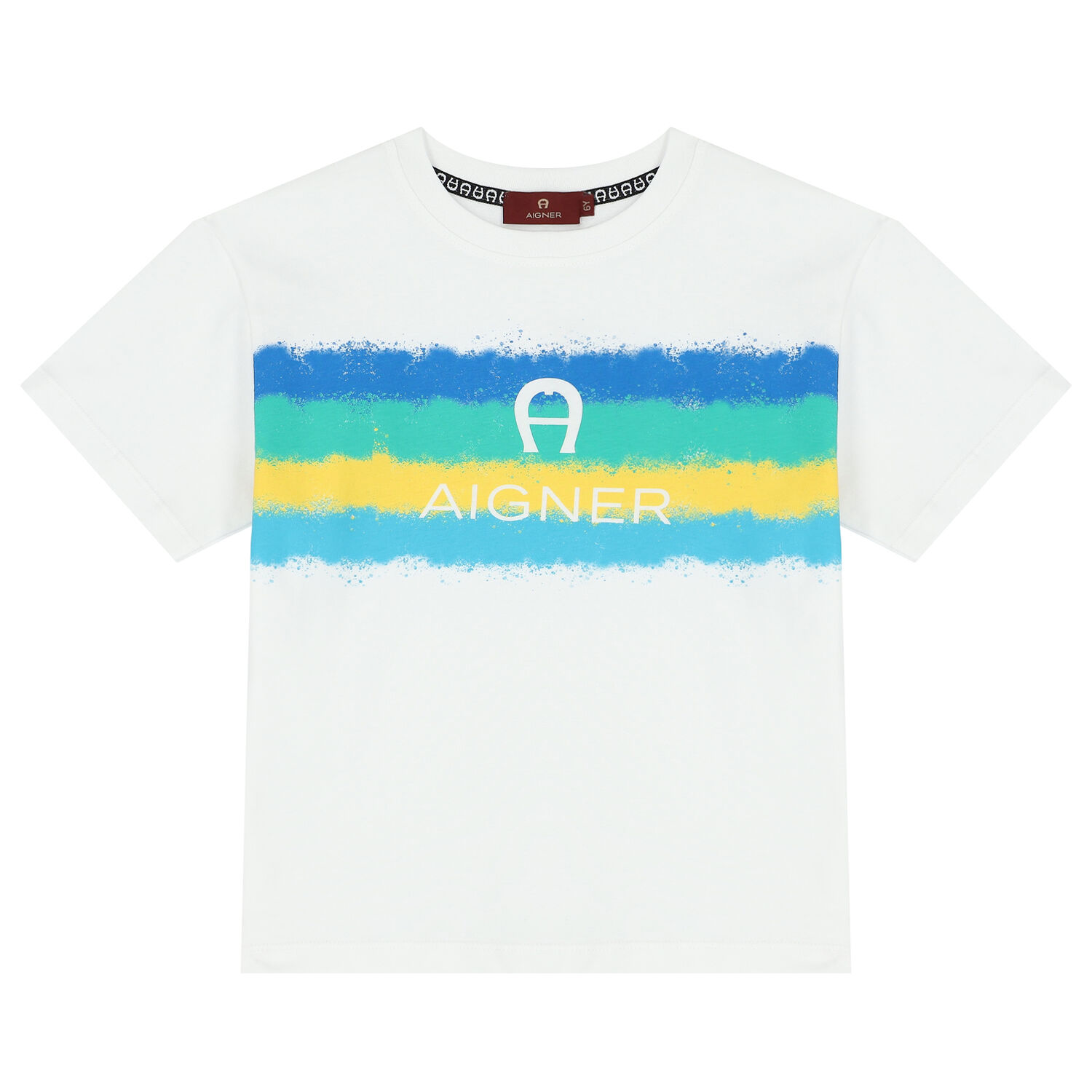 Boys White Logo T-Shirt, 2, hi-res image number null