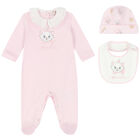 Baby Girls Pink Marie Babygrow Set, 1, hi-res