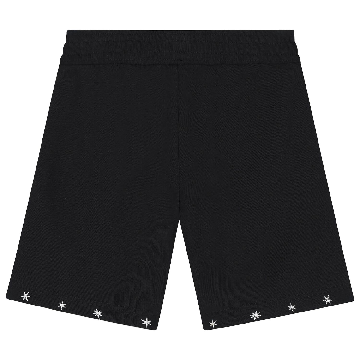 Boys Black Logo Shorts, 1, hi-res