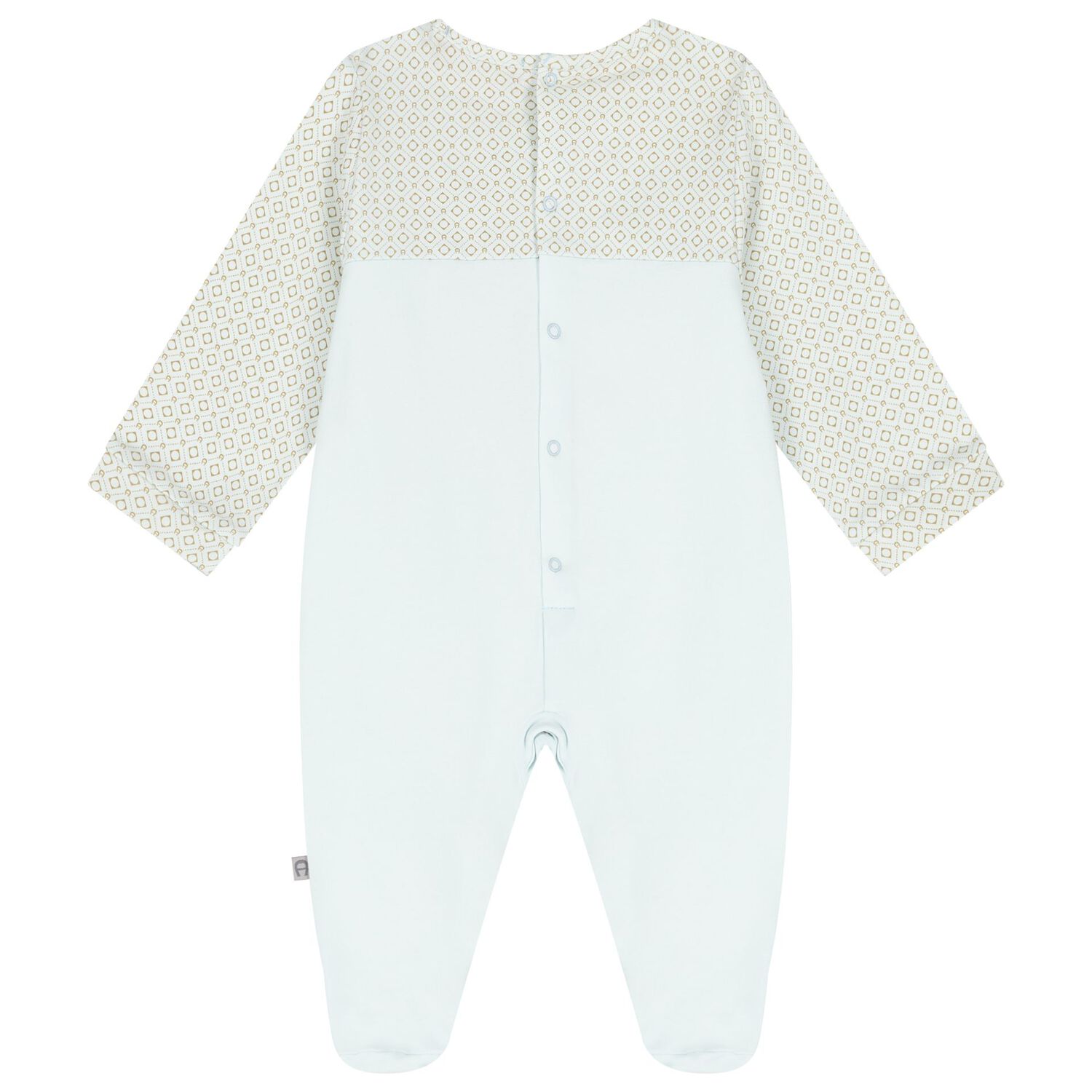 طقم أفرول  أولاد  بالشعار باللون   الأزرق, 1, hi-res