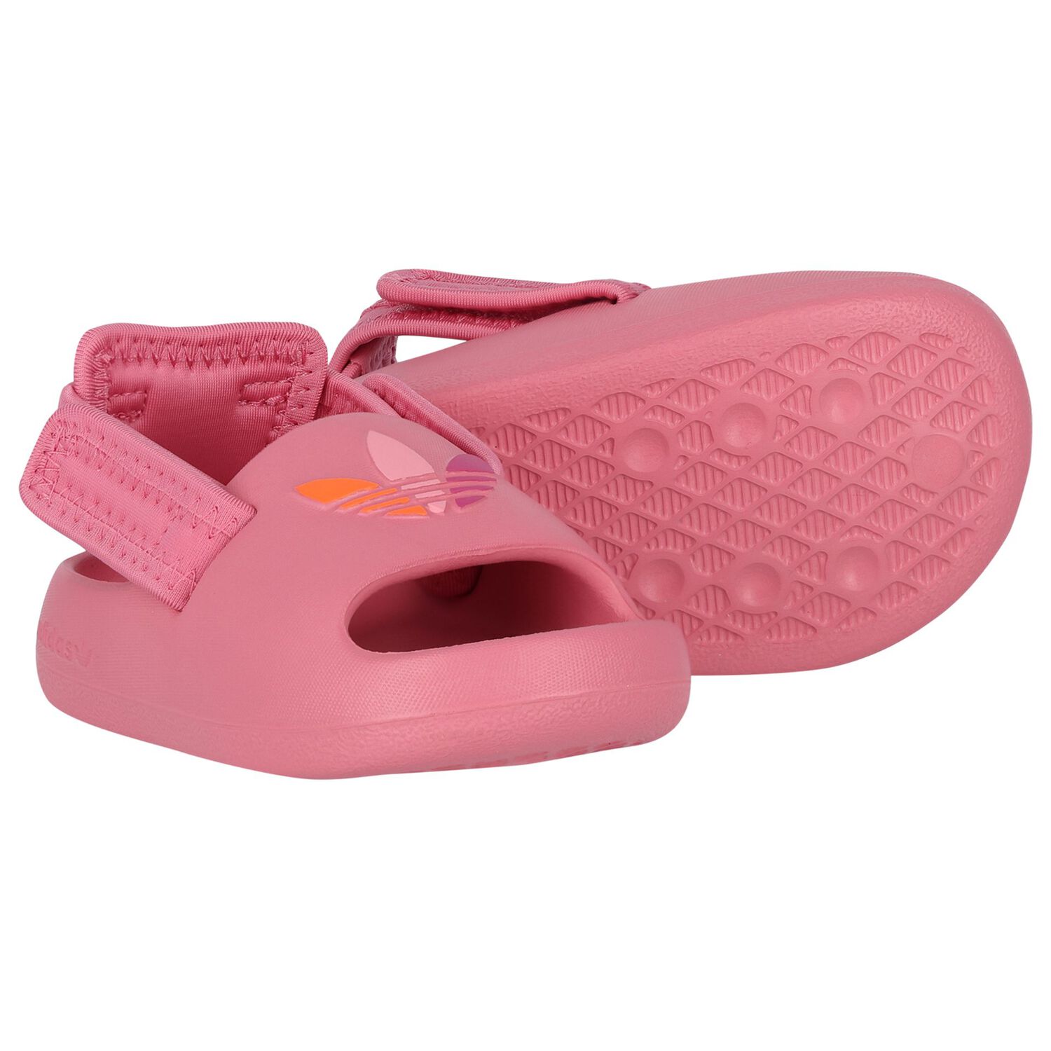 Girls Pink Adifom Adilette C Sliders, 1, hi-res