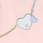 Girls Pink Logo Bag T-Shirt, 2, hi-res