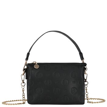 Girls Black Logo Handbag
