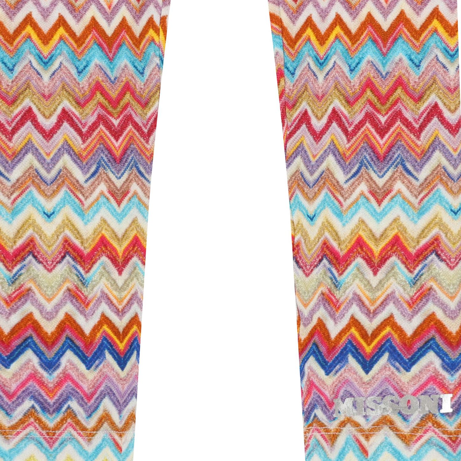 Girls Multi-Coloured Zig Zag Leggings, 1, hi-res