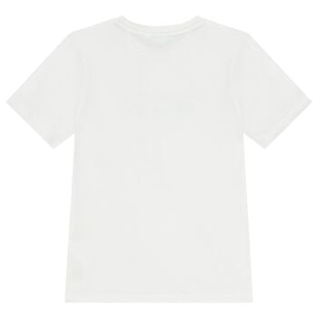 Boys White Logo T-Shirt