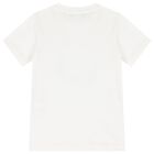 Girls Ivory Logo Chain T-Shirt, 1, hi-res