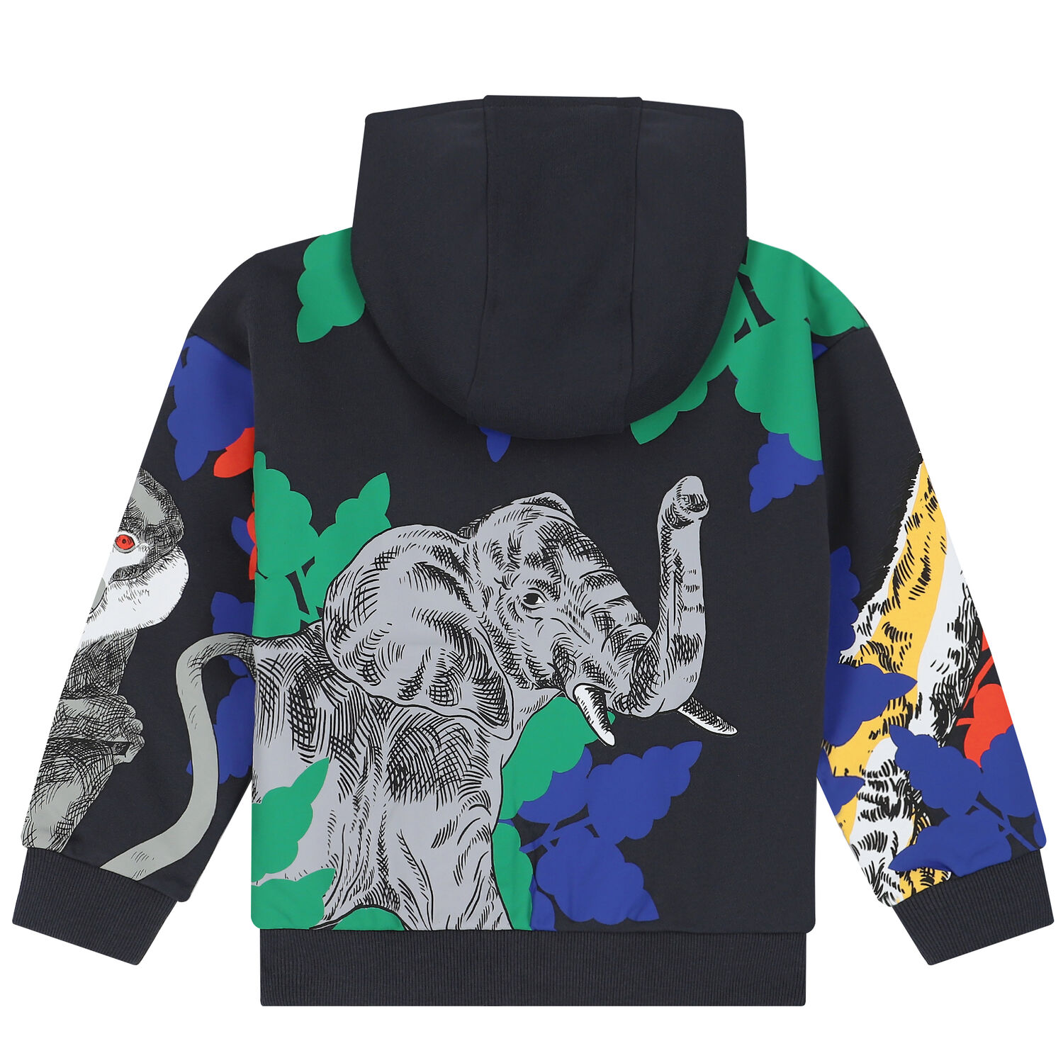 Boys Grey Logo Zip Up Top, 1, hi-res