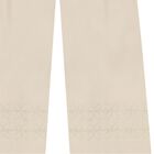 Girls Beige Logo Trousers, 1, hi-res