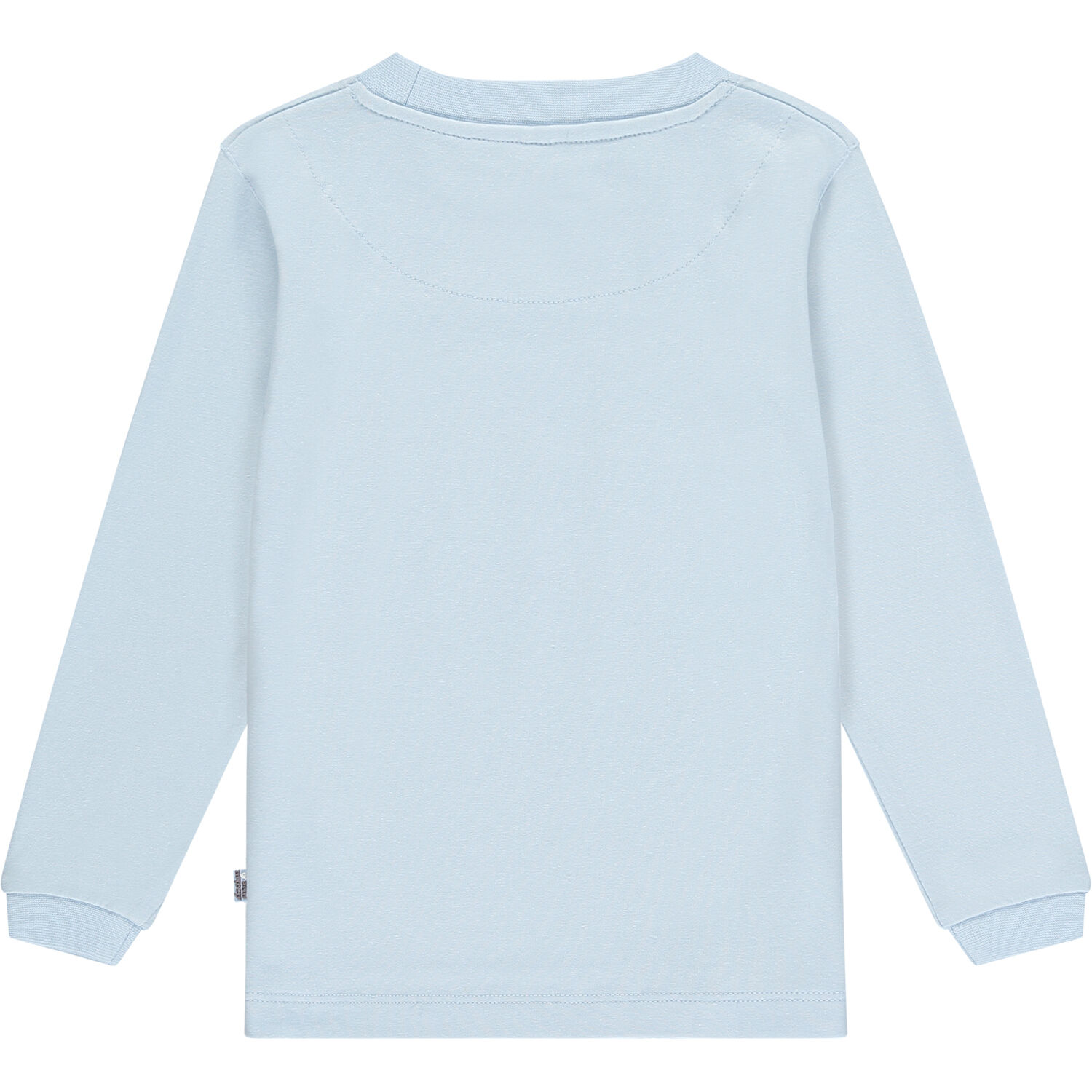 Boys Blue Logo Long Sleeve Top, 1, hi-res