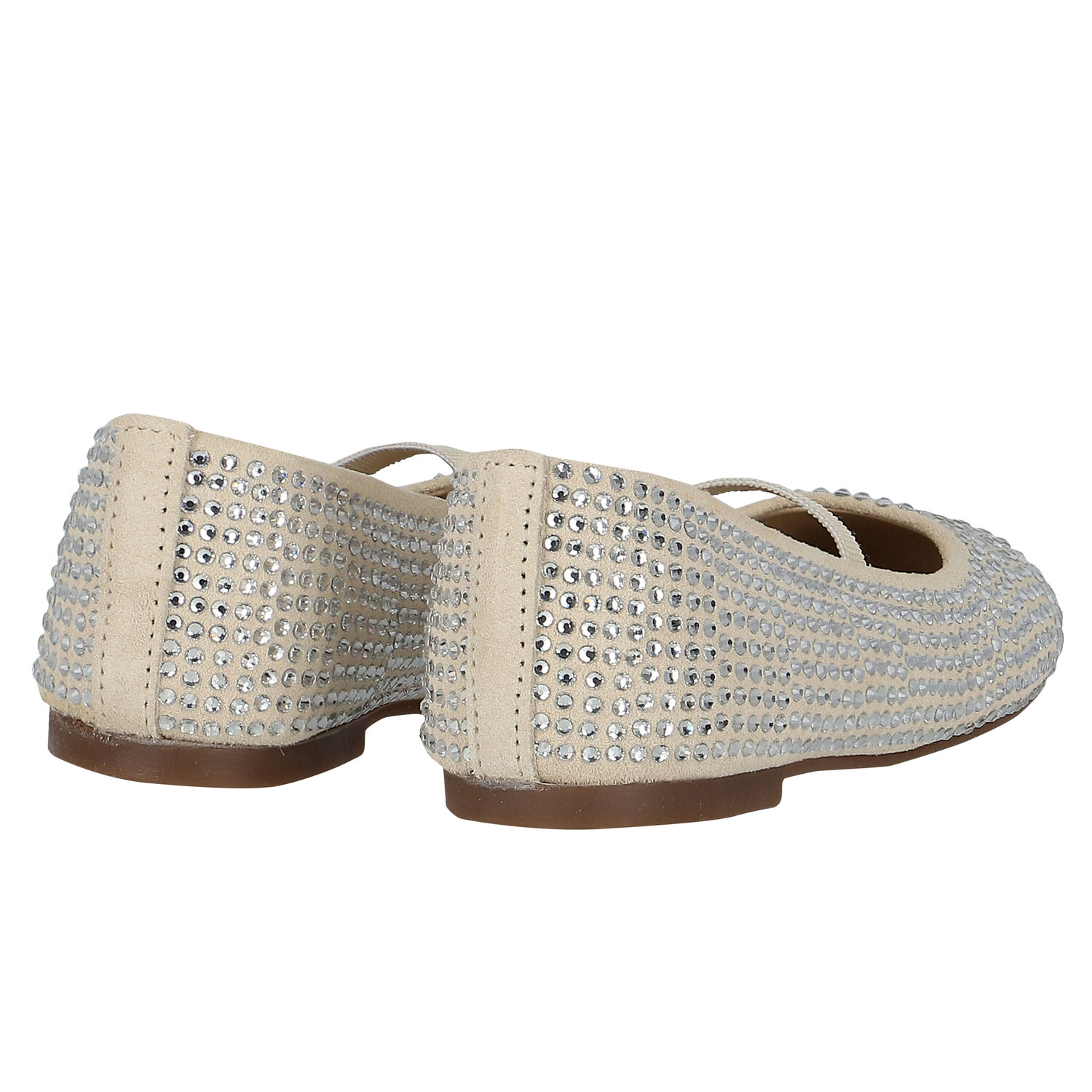Girls Beige Embellished Shoes, 1, hi-res image number null