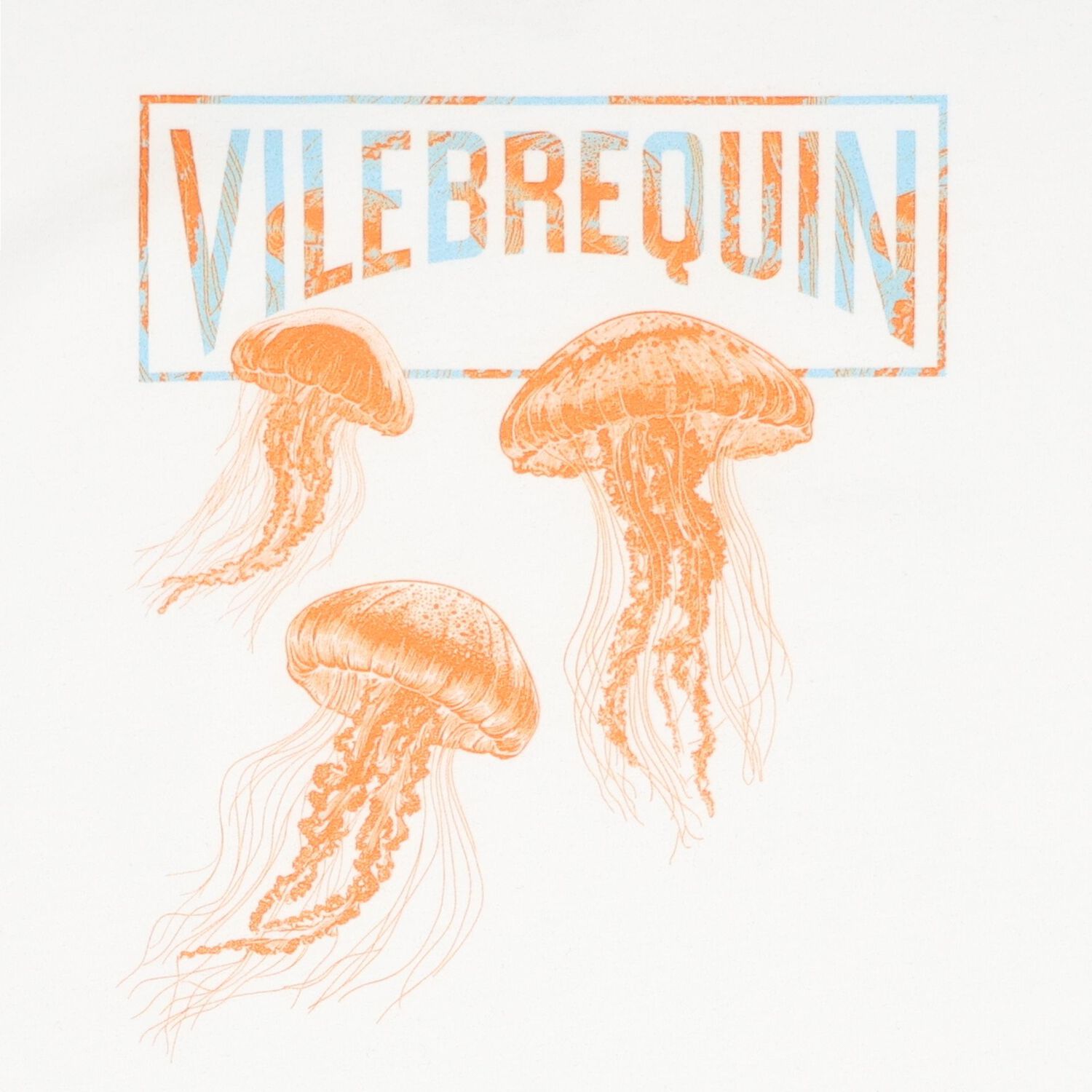 تيشيرت بالشعار بطبعة قنديل البحر باللون الأبيض للأولاد, 1, hi-res