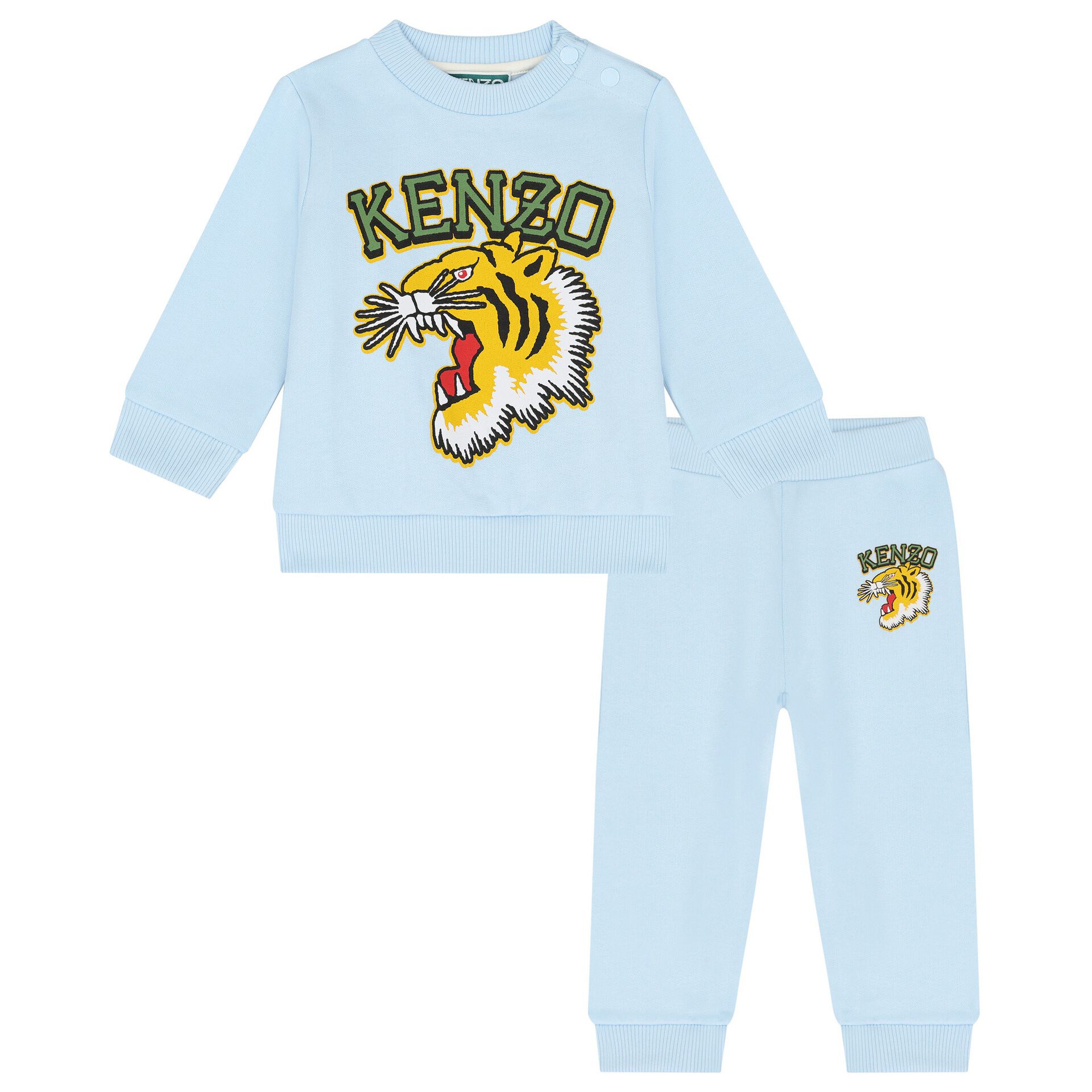 KENZO KIDS Younger Boys Blue Logo Tracksuit Junior Couture UAE