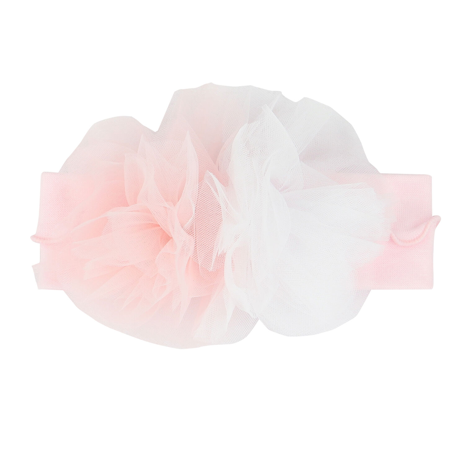Baby Girls Pink & White Flower Headband, 1, hi-res