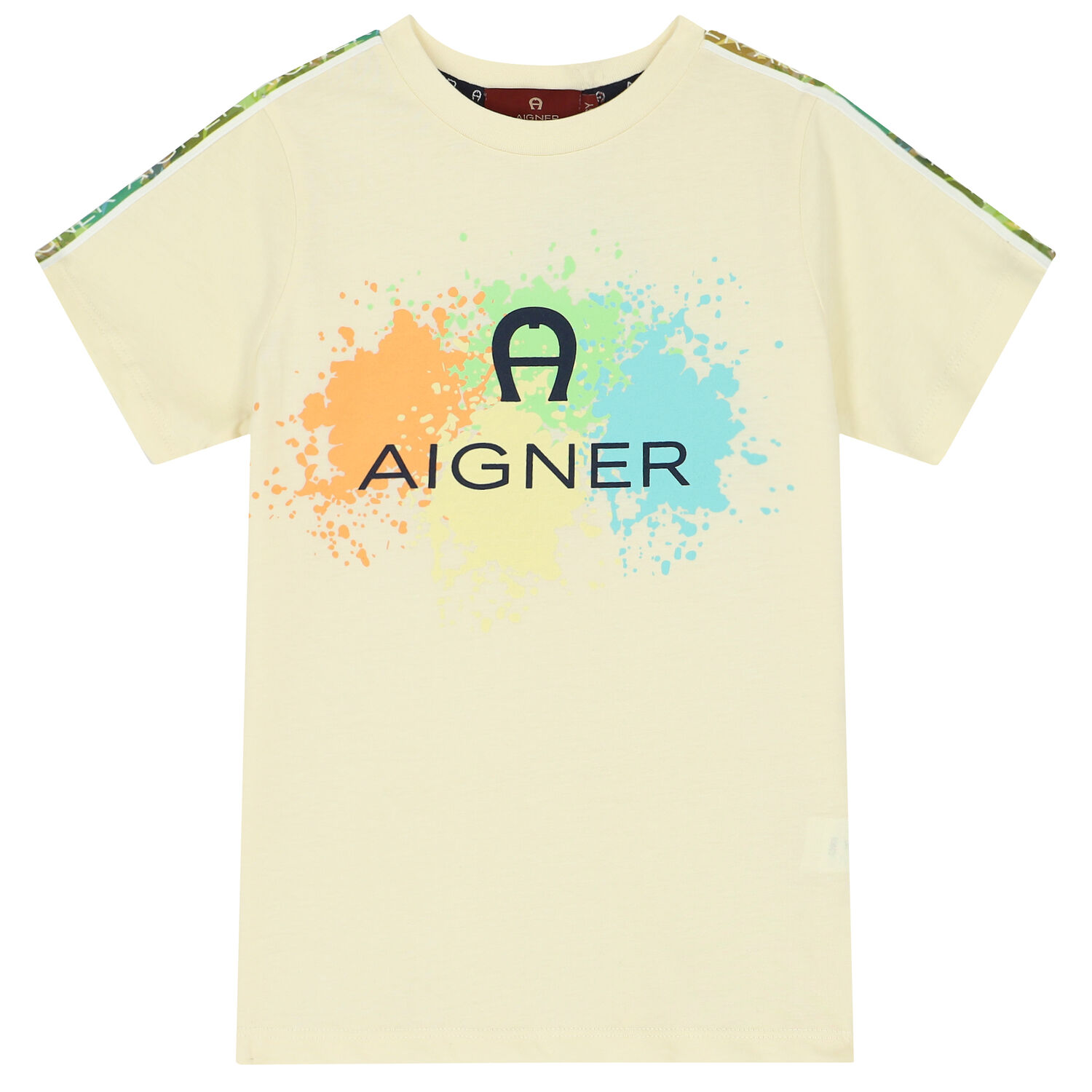 Boys Ivory Logo T-Shirt, 2, hi-res