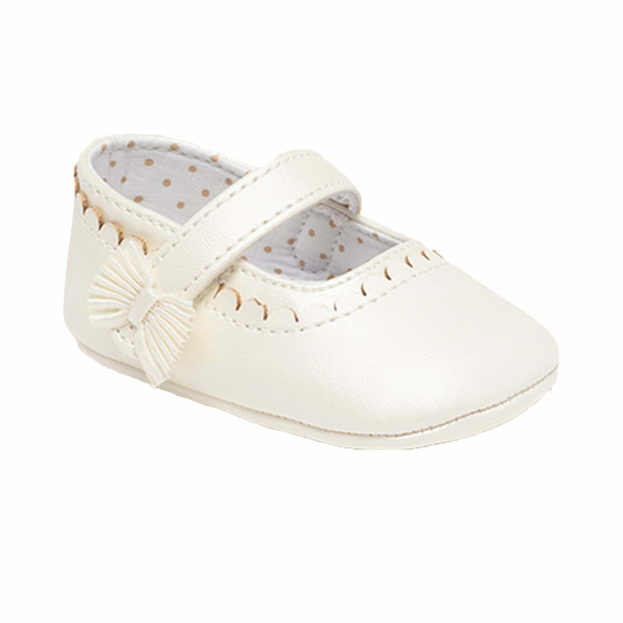 Mayoral Baby Girls Ivory Pre Walker Mary Jane Shoes Junior