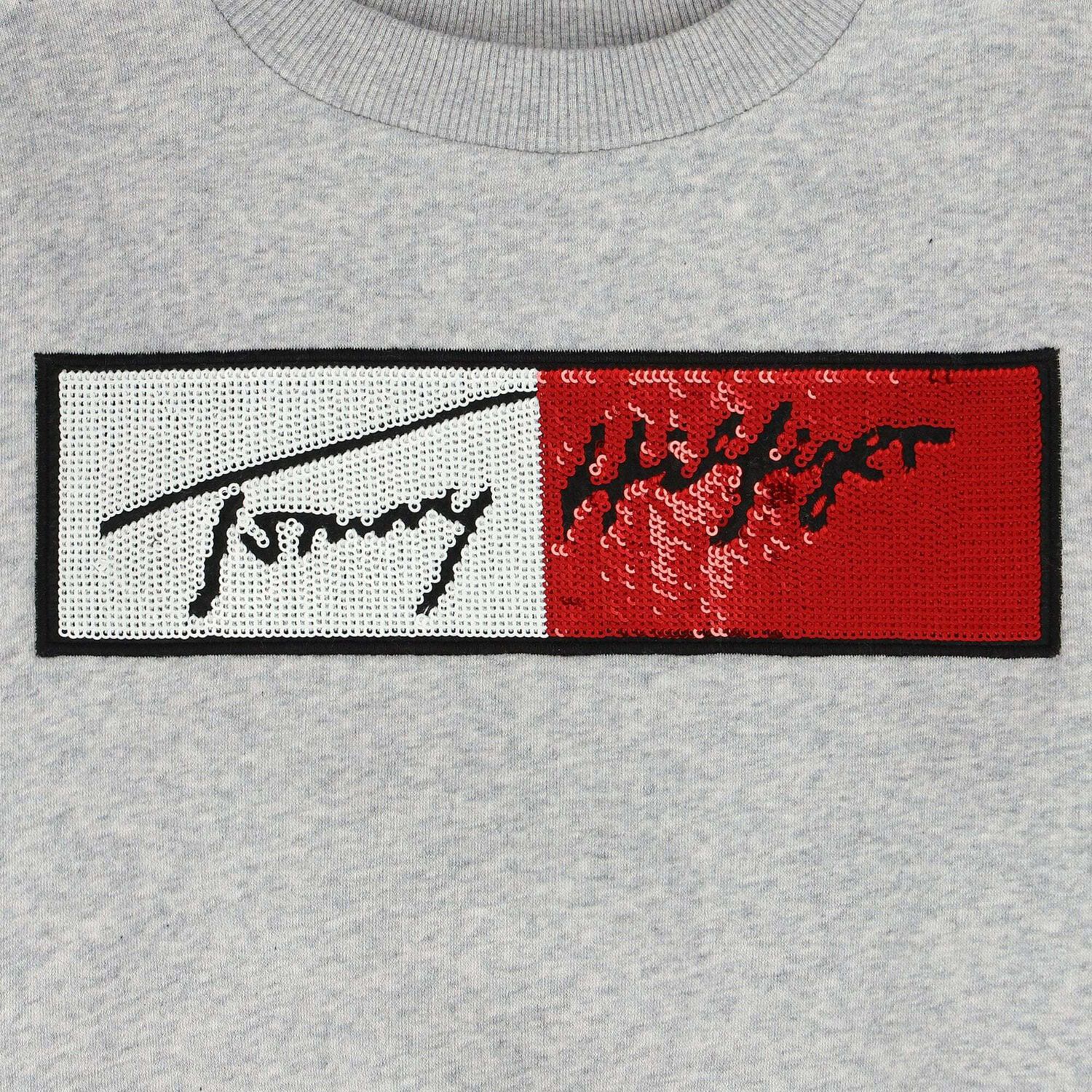 Girls Grey Logo Sweatshirt, 1, hi-res image number null