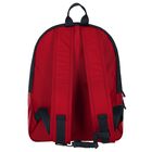 Boys Red & Navy Blue Logo Backpack, 1, hi-res