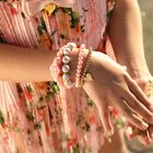 أساور باللون الوردي و الذهبي للبنات ( 4 قطع), 1, hi-res