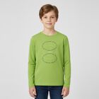Boys Grey & Green Long Sleeve Top ( 2-Pack ), 1, hi-res