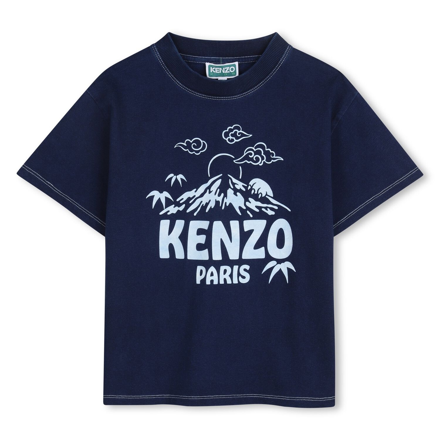 Boys Navy Blue Logo T-Shirt, 1, hi-res