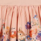 فستان بنات بطبعه الزهور باللون الوردى, 1, hi-res