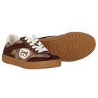 Beige GG logo Canvas Trainers, 1, hi-res