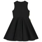 Girls Black Floral Dress, 1, hi-res