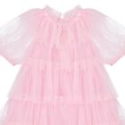 Baby Girls Pink Sequin Tulle Dress Set, 1, hi-res