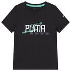 تيشيرت بالشعار باللون الاسود للاولاد , 1, hi-res