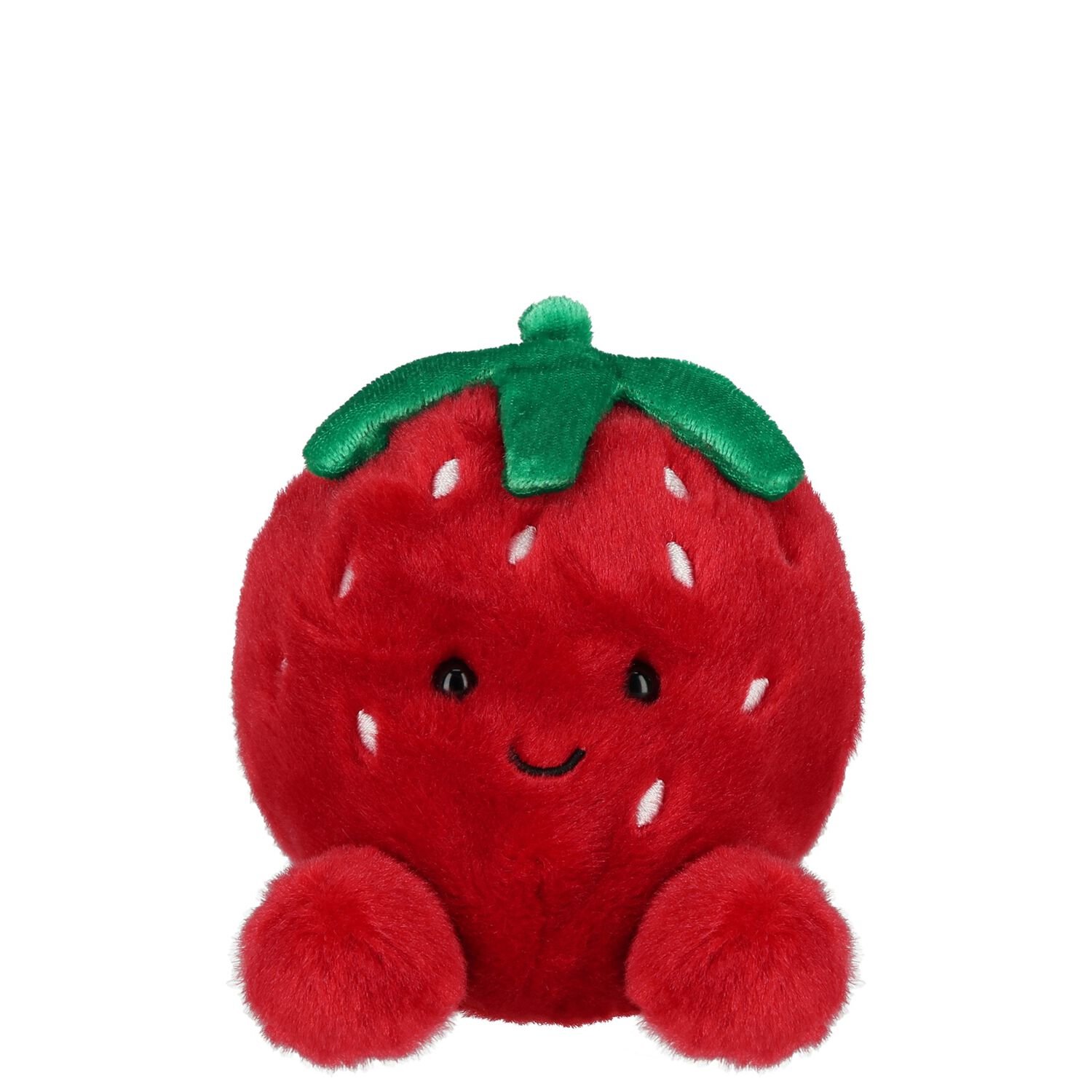 Palm Pals Red Strawberry Soft Toy ( 11CM ) , 1, hi-res