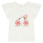 Younger Girls Ivory & Pink Floral Leggings Set, 1, hi-res