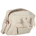 Beige Logo Baby Changing Bag, 5, hi-res