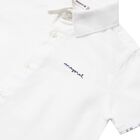 Younger Boys White & Blue Shorts Set, 1, hi-res