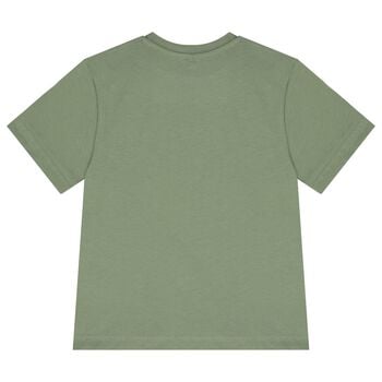 Boys Green Logo T-Shirt
